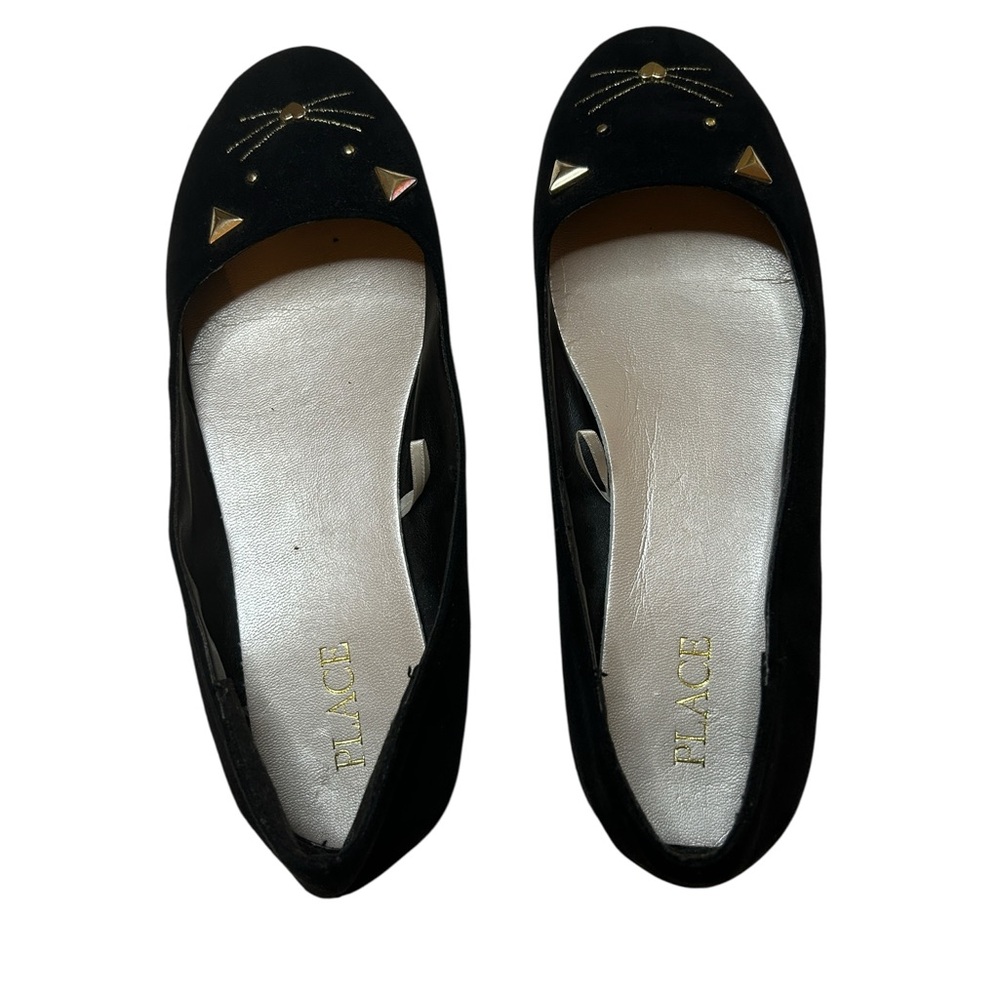 Kitty Core - Halloween Black Cat Style The Children’s Place Black Cat Face Flats